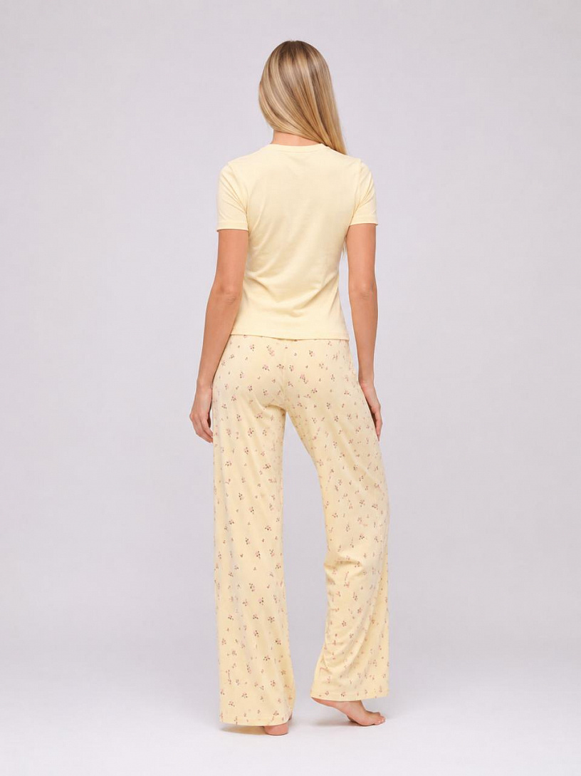 Пижама, домашний костюм "Брунелла", лимонный